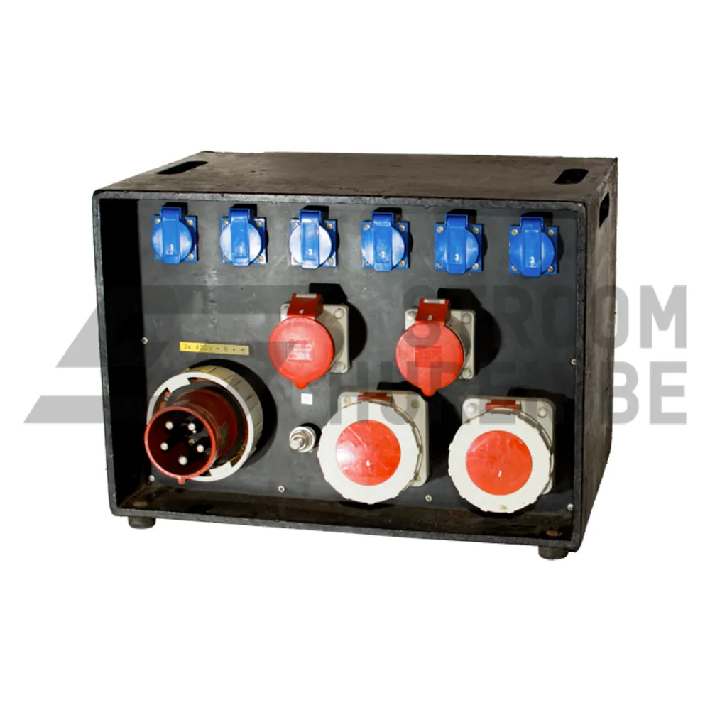 Krachtstroomverdeler PSU 125A VELLO met CEE 125A-ingang, CEE 63A- en 32A-uitgangen