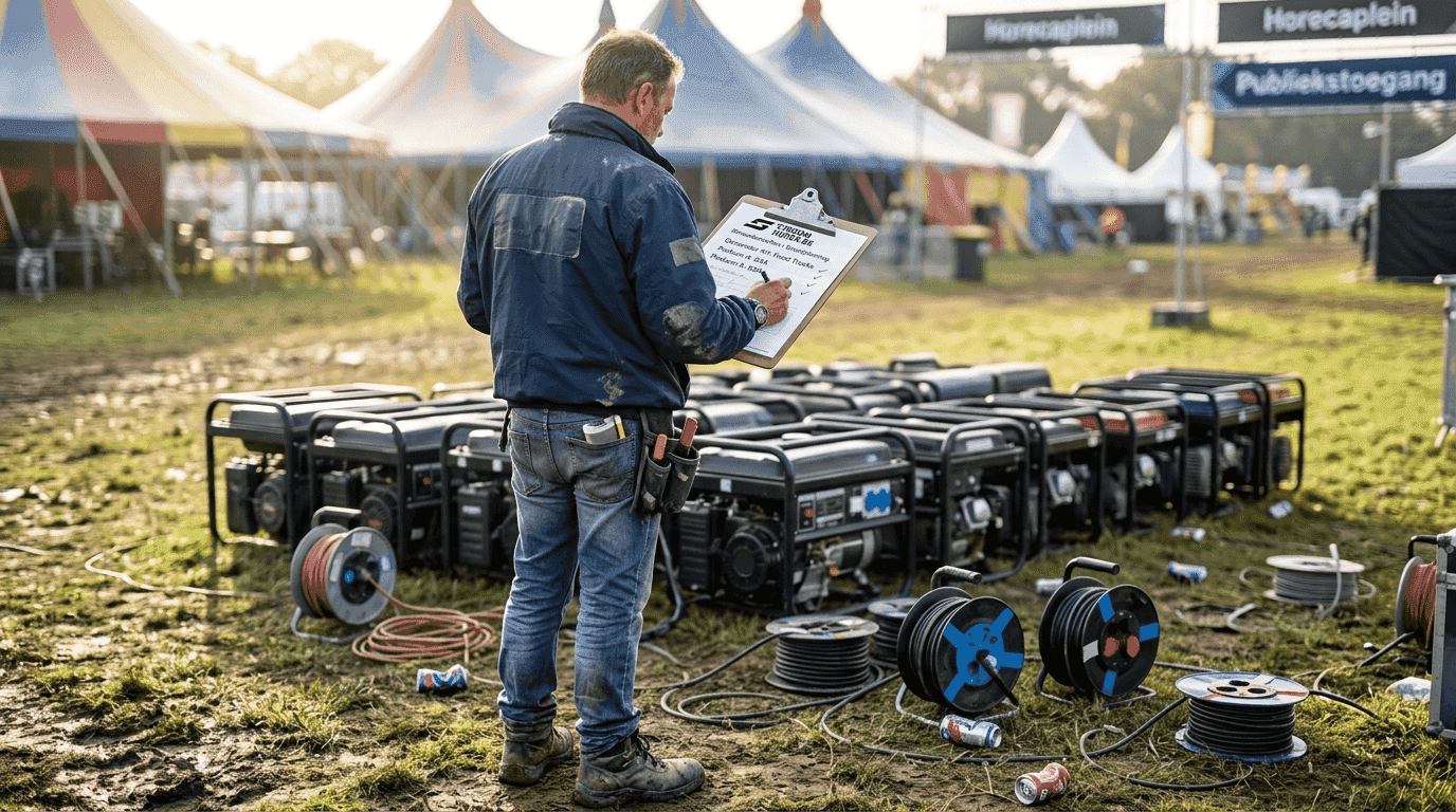Tips voor betrouwbare stroomverhuur bij evenementen 2026