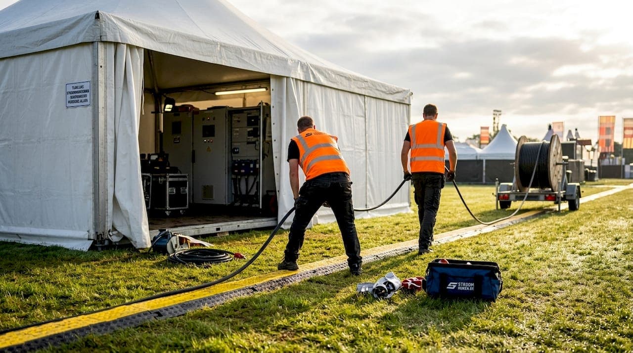 Optimale maatwerk stroomoplossingen voor evenementen