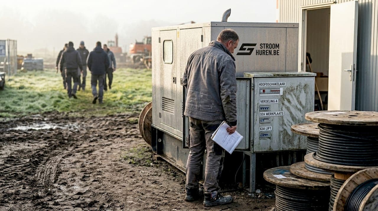Projectgebonden stroomvoorziening: complete gids 2026