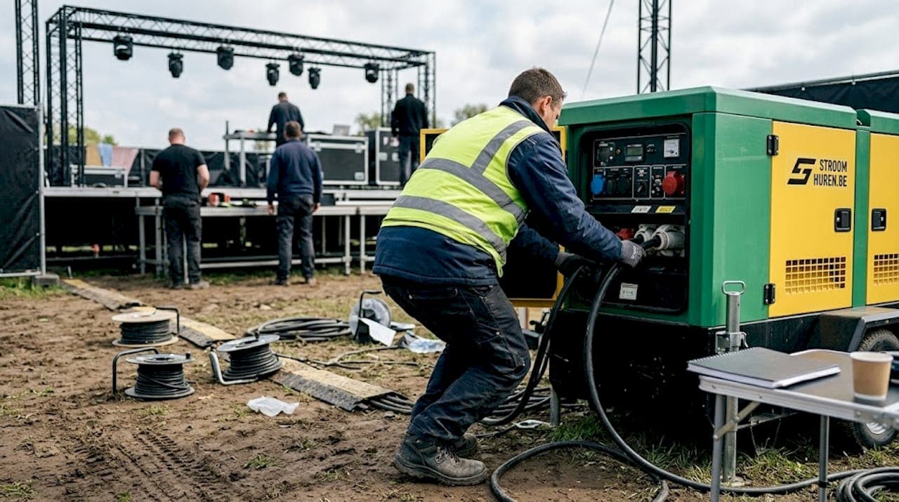 Noodstroom cruciaal bij productie: zekerheid voor elk evenement