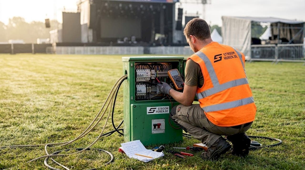 Frequentieverdeling stroom: zo werk je veilig bij events