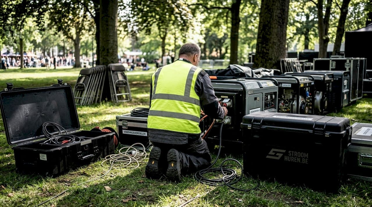 Slimme oplossingen voor tijdelijke stroomvoorziening bij events