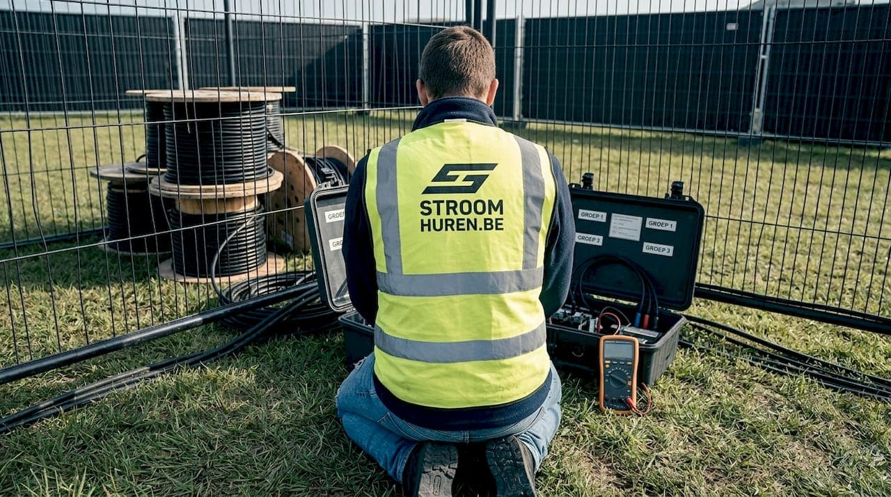 Stroomsterkte uitgelegd: veilig tijdelijk stroom voor events en bouw