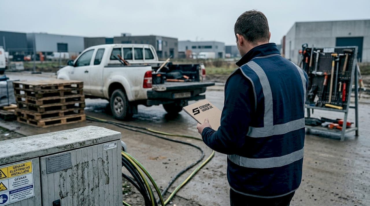 Tijdelijke stroomaansluitingen regelen voor bouw en logistiek
