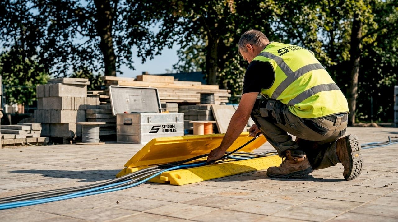 Wat zijn kabelbruggen? Veilig werken met tijdelijke stroom