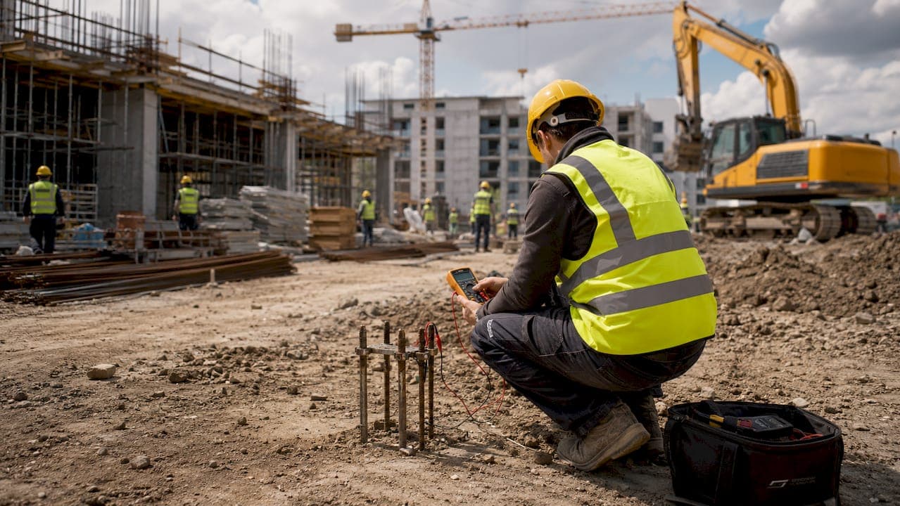Aardingseisen bouwplaatsen: de complete uitleg 2026