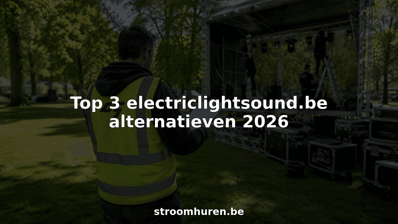 Top 3 electriclightsound.be alternatieven 2026