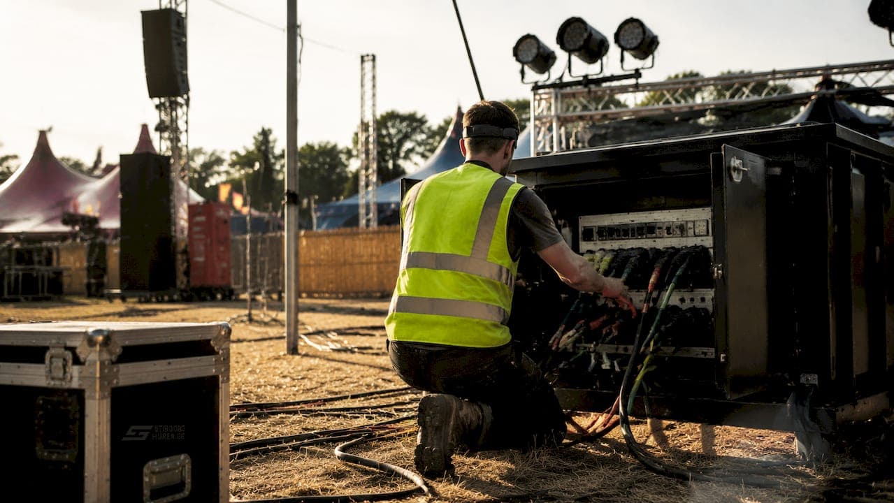 Tijdelijke stroompost stadsevenement plaatsen: complete gids