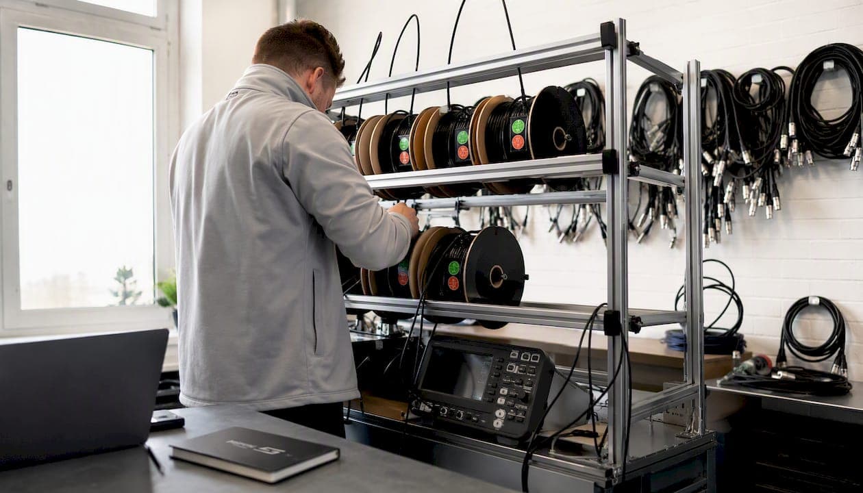 Betrouwbare kabelsets huren voor events en projecten
