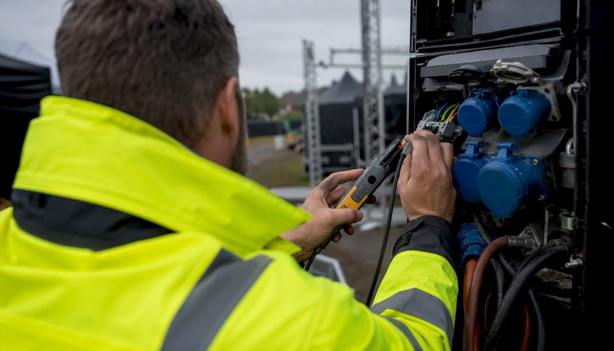 Stap voor stap veiligheidscontrole stroom voor events en werven