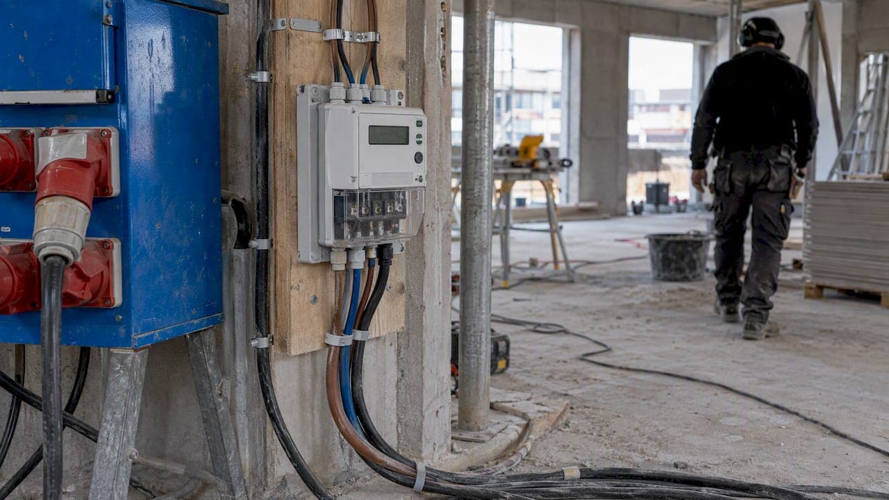 Stroomverbruik meten bouwplaats: de betrouwbaarste methode